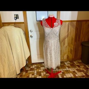 Designer Dress Lace Flapper BCBGMAXAZRIA